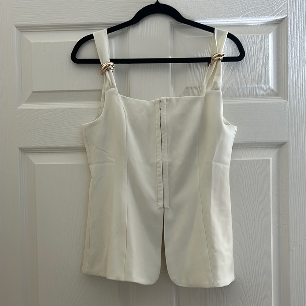 White Structured Top